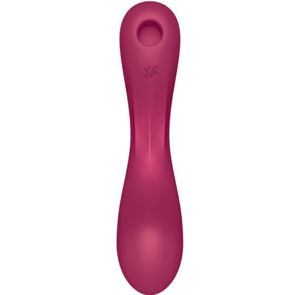 SATISFYER - CURVE TRINITY 1 AIR PULSE VIBRATION RED 4